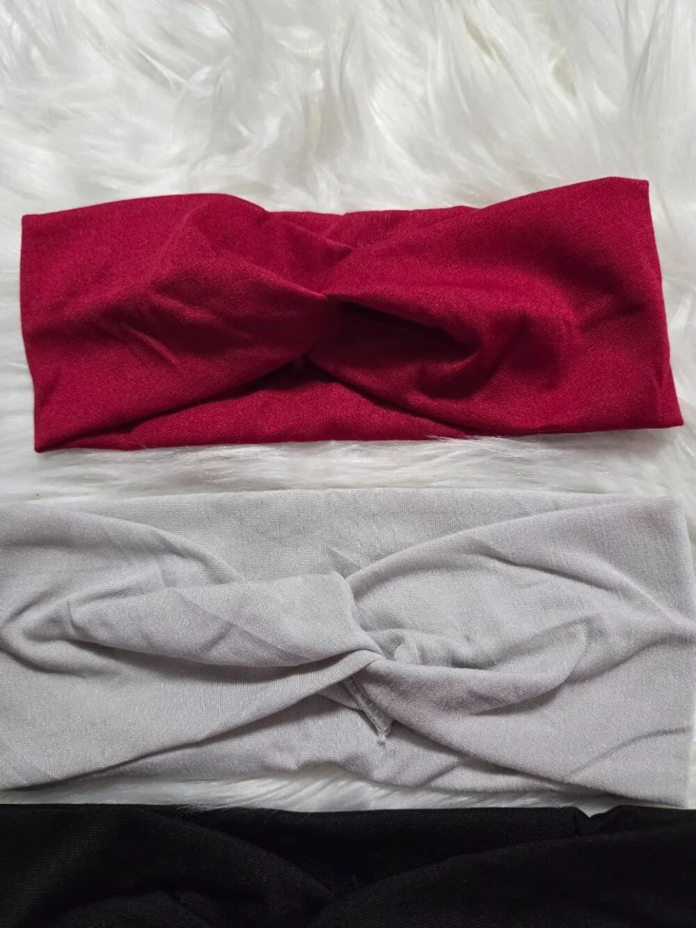 Set of 4 Stretchy Twist Knotted Headbands